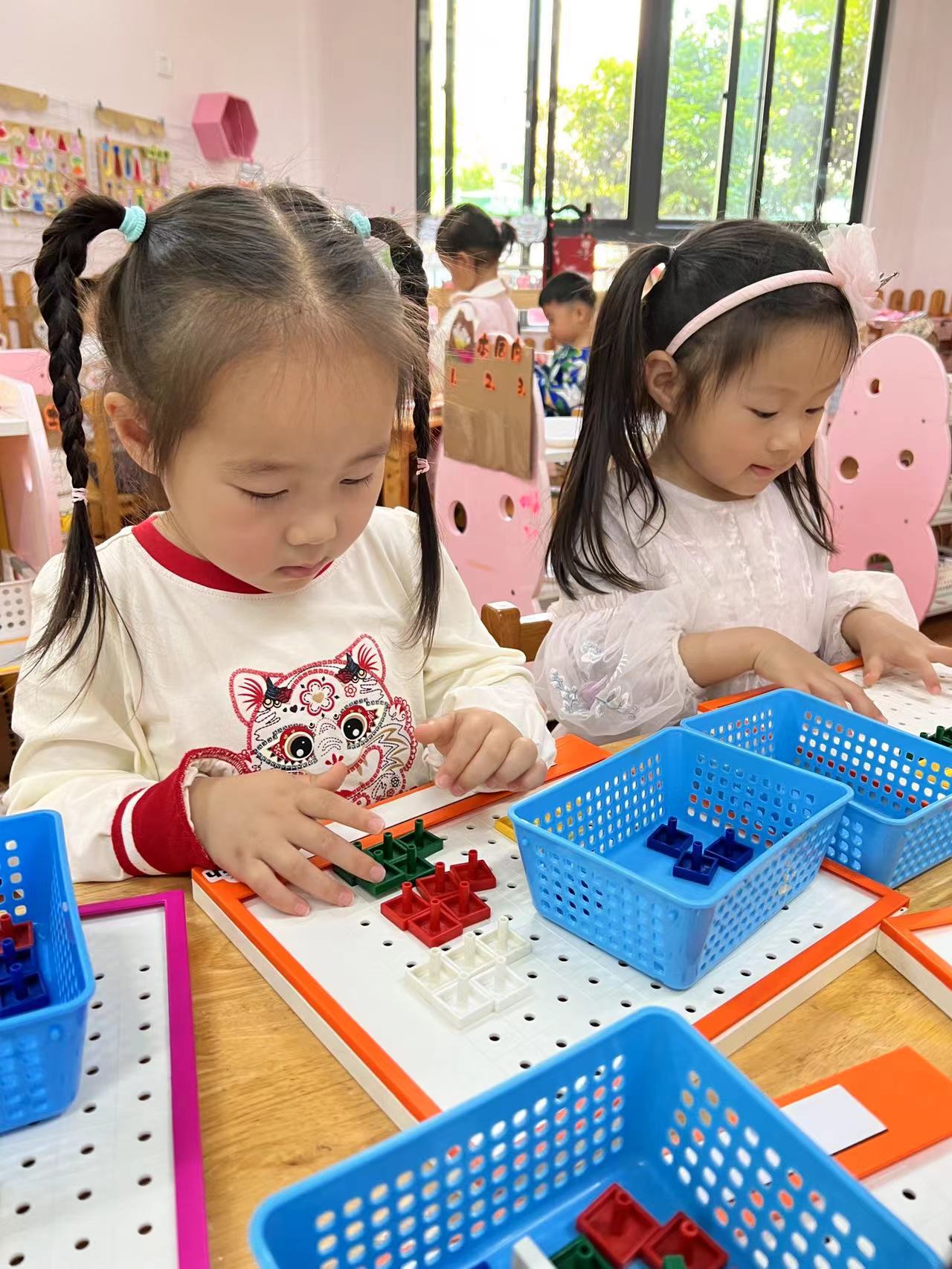 我会摆不同的图案